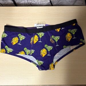 Novelty Taco & Margarita Women's Hipster Briefs - Purple